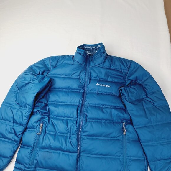 Columbia Men's Royal Blue Frost Fighter Thermal Coil Puffer Jacket Size L - Picture 2 of 8